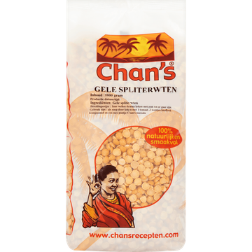 Chan's Gele Spliterwten 1000 g