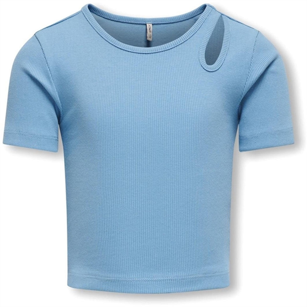 Køb Kids ONLY Blissful Blue Nessa Cut Out Top Noos