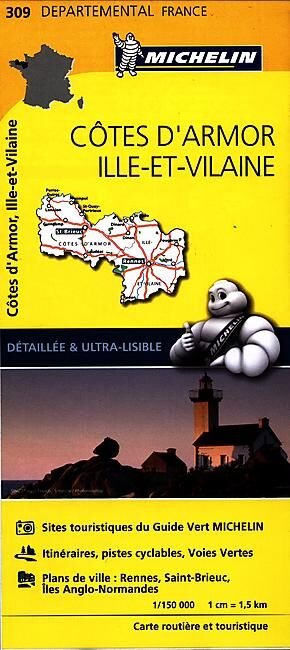 MICHELIN - 309 COTES D ARMOR ILE ET VILAINE
