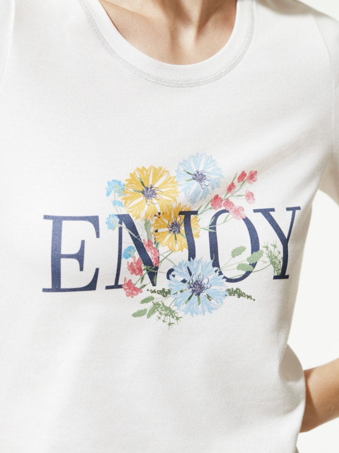 Freizeitshirt Gartenblumen