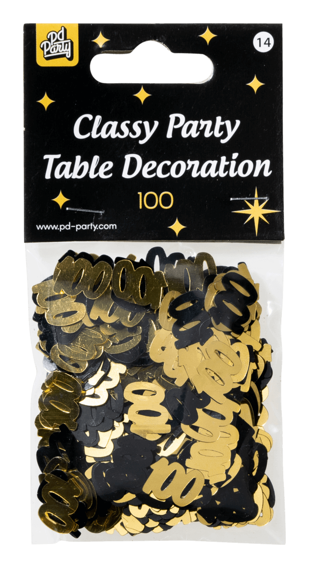 Tafelconfetti 100 Jaar 20gr