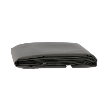 Balkonscherm doek polyester grijs ca. 90 x 500 cm