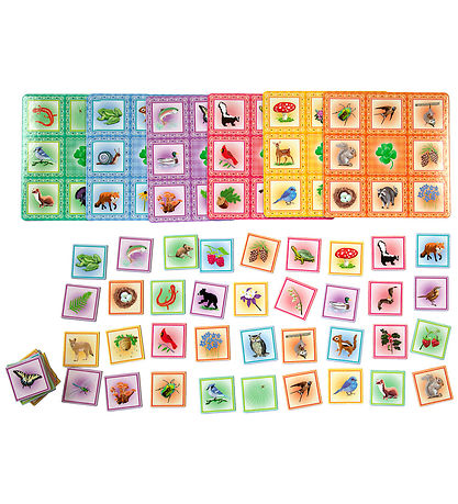 Eeboo Spiel - Bilder-Lotto - Busy Woods