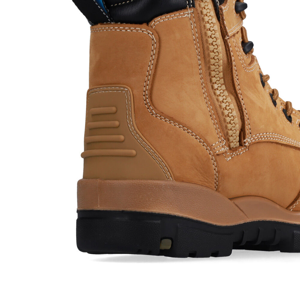 Bata Helix Longreach Rits - Brede leest - Werkschoenen - Bruin - 38