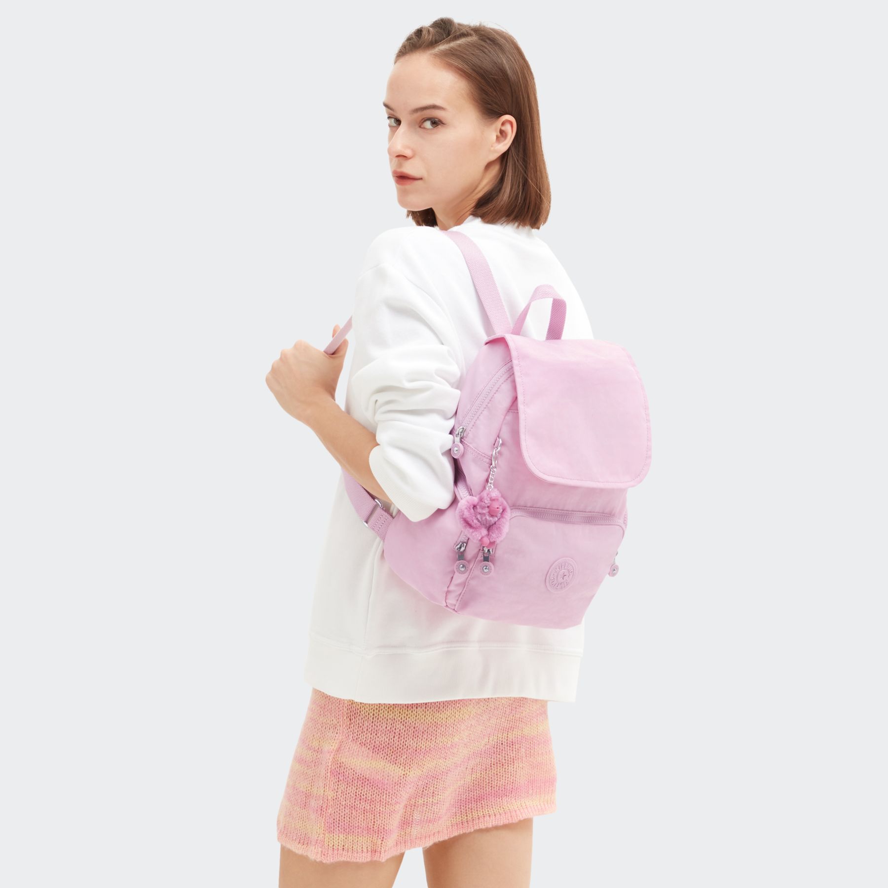 CITY ZIP S  Petit sac à dos avec bretelles ajustables - Blooming Pink