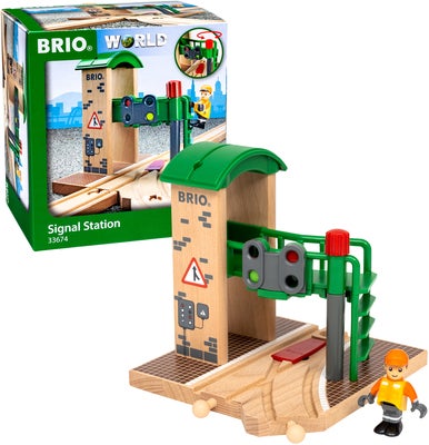 BRIO World 33674 Stasjon med Signal