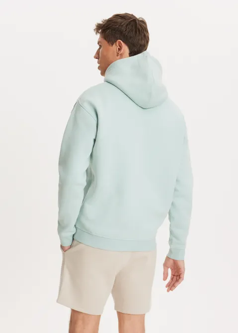 Brushed hoodie groen (GRN.S)
