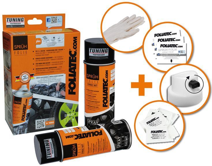 Foliatec - Spray Film Set - Antraciet Metallic - 2x400ml