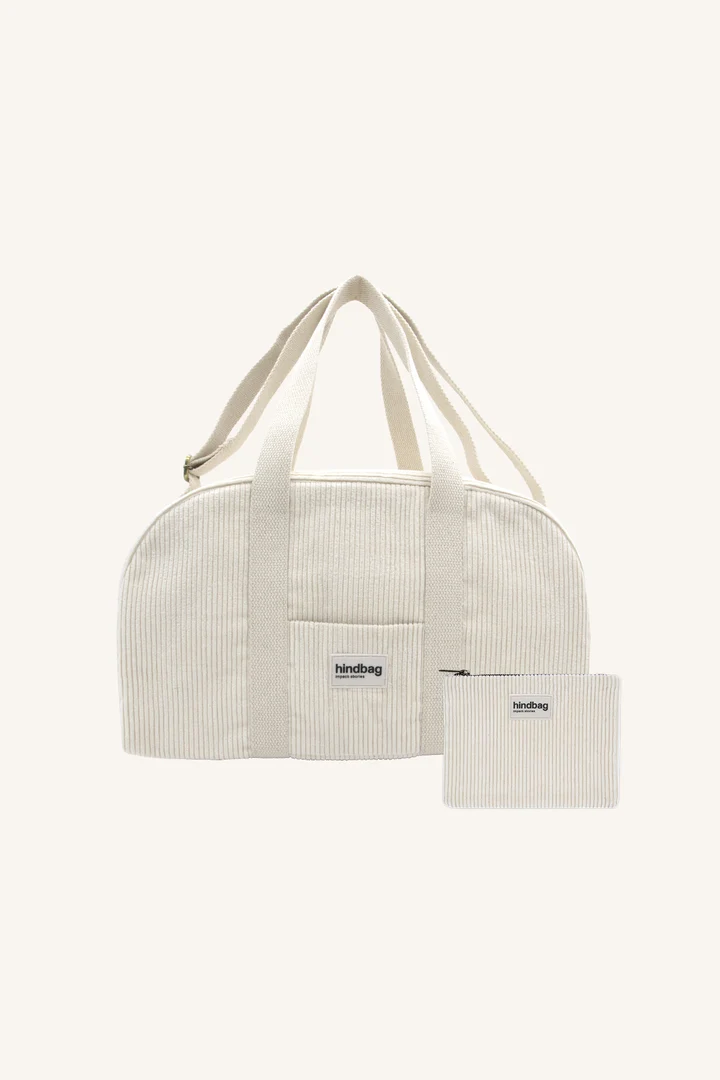 Sac à langer Velours : Charlie et sa pochette Lou