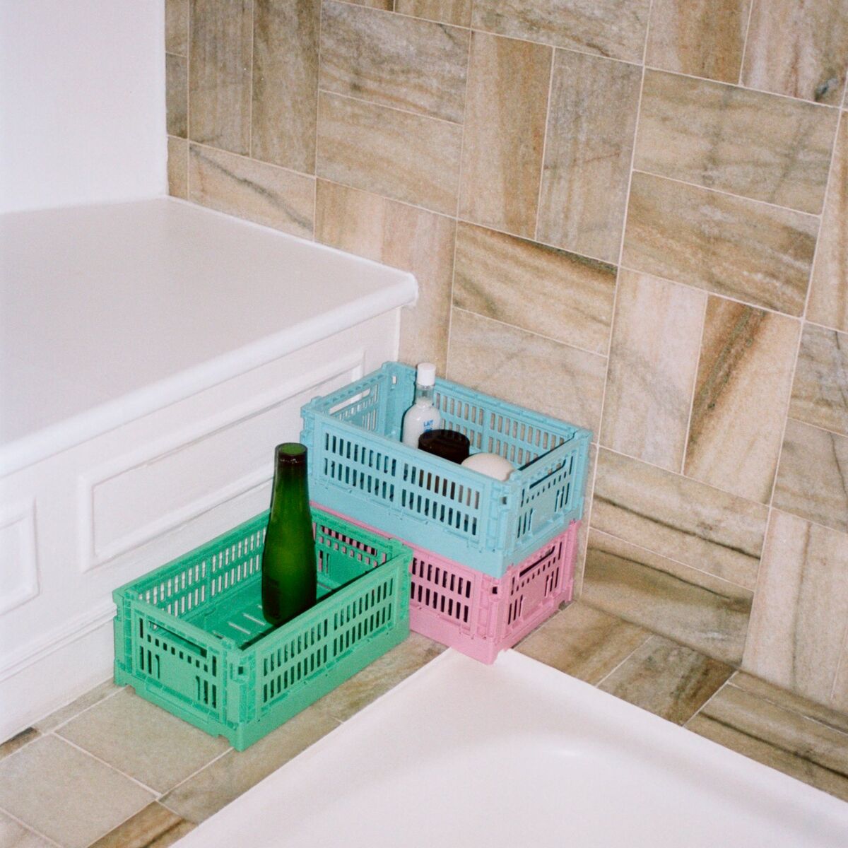 Color Crate oppbevaringsboks, liten, light blue