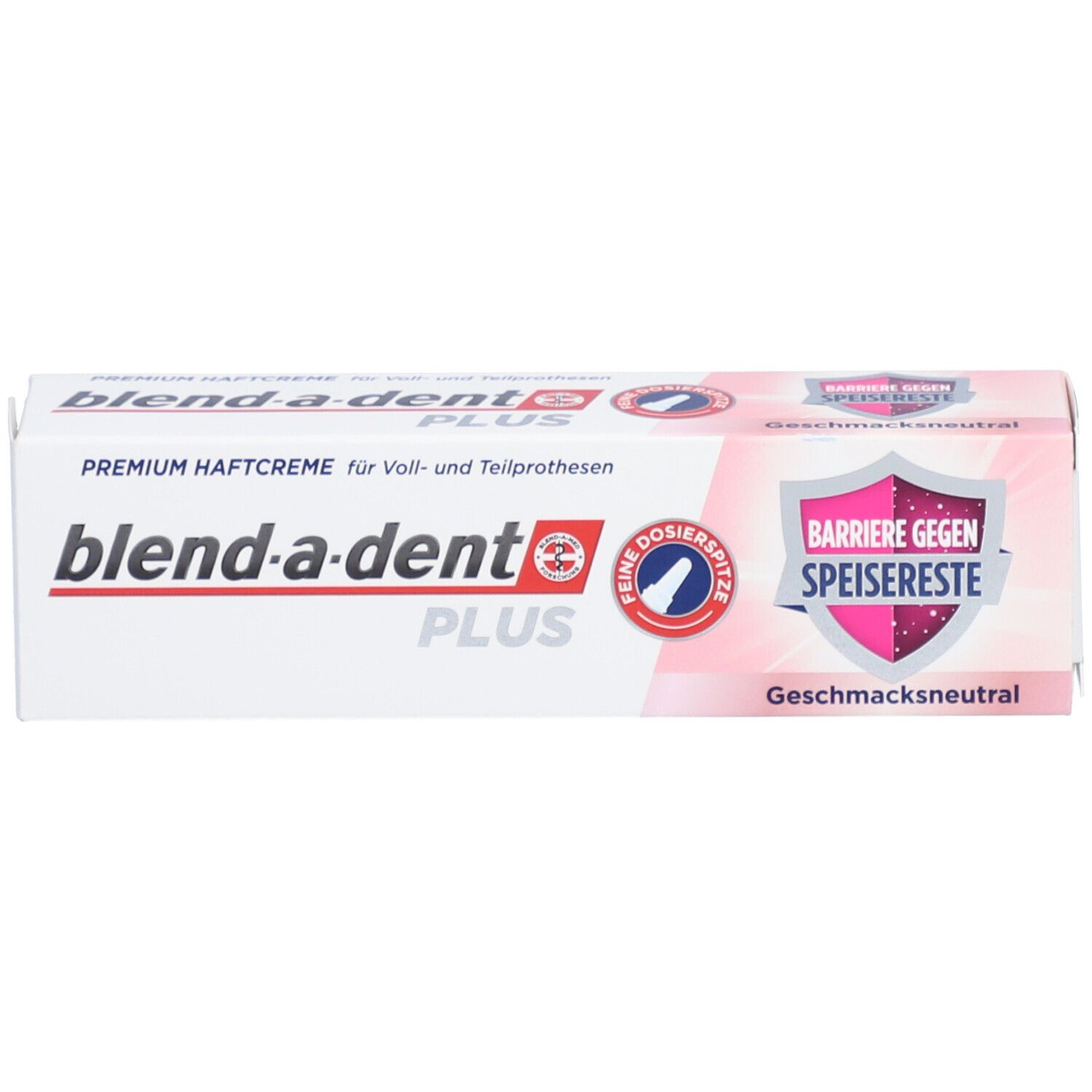 Haftcreme Barriere gegen Speisereste