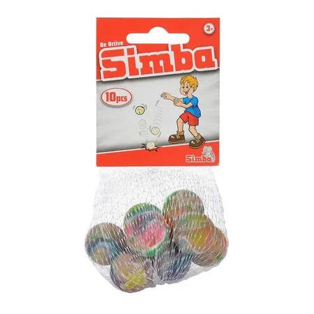 Simba 10 Sprungbälle im Netz sortiert