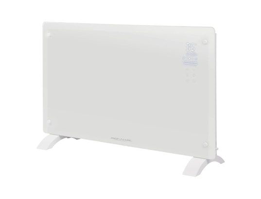 PROFICARE - Radiateur soufflant Convecteur en verre 2000w blanc pc-gkh3119-blanc