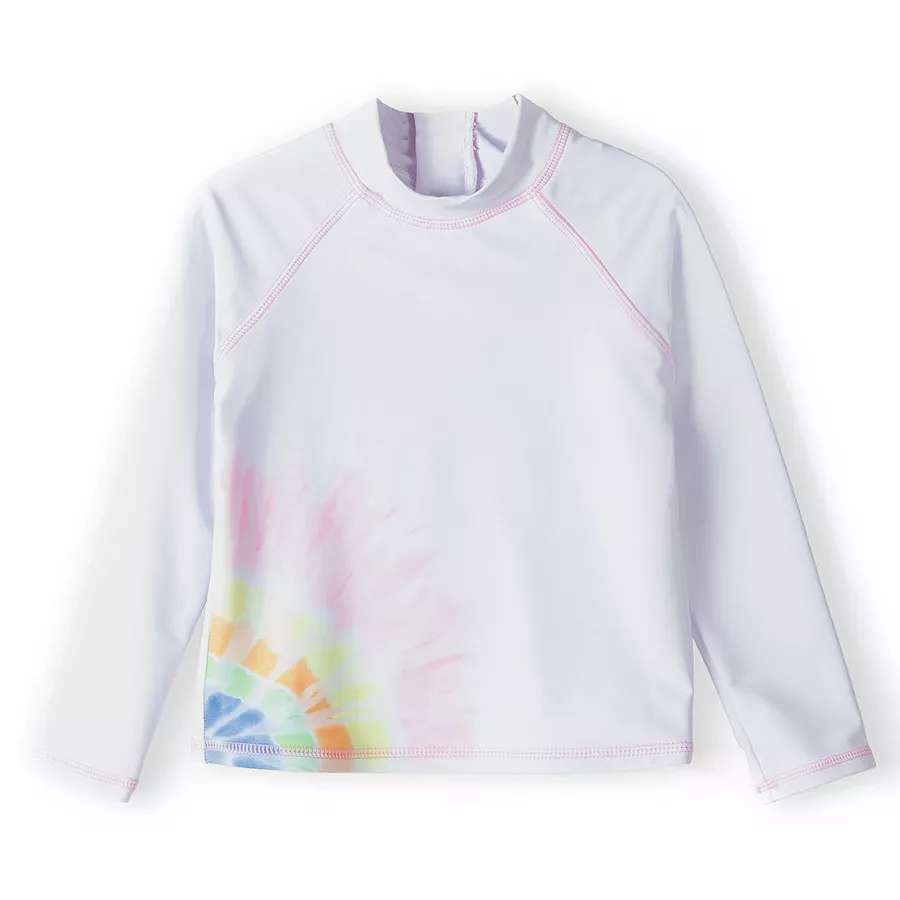 MINOTI Schwimmanzug mit UV-Schutz WeißRosa