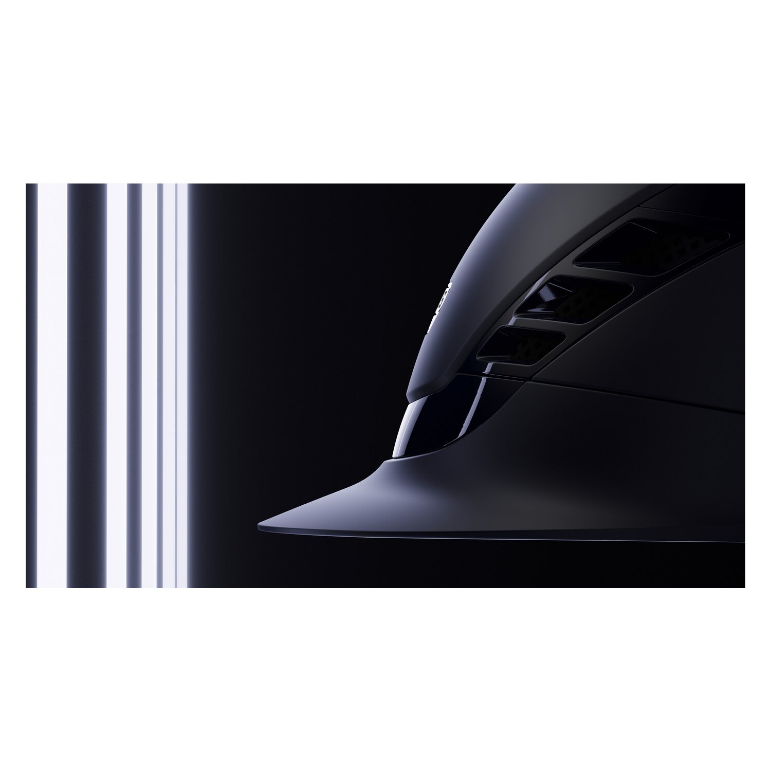 ABUS PIKEUR Reithelm AirLuxe Pure  - midnight blue