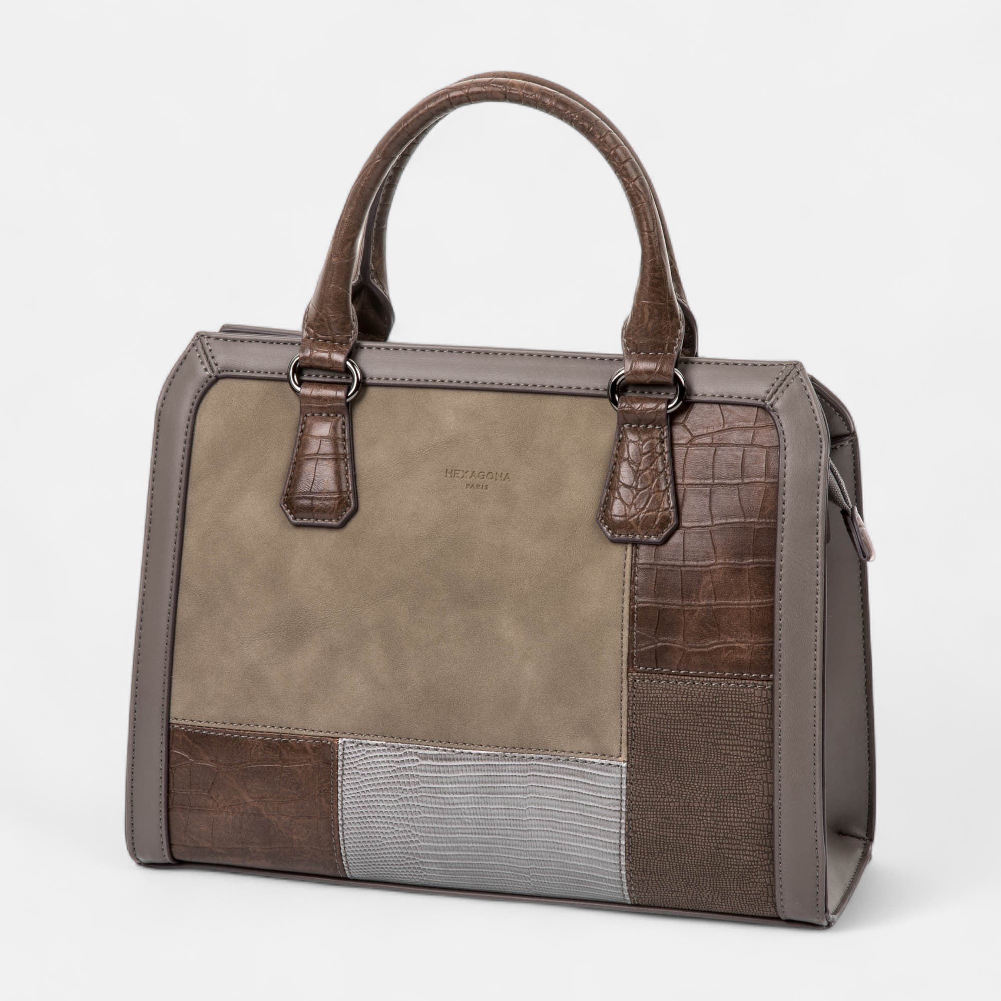 Sac à main taupe