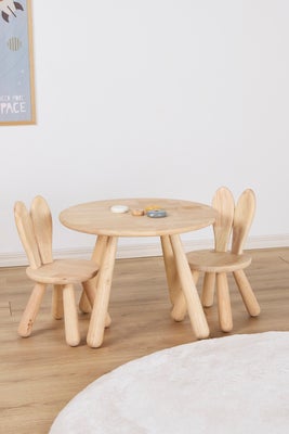 Minitude Nordic Bord Dimma & Stoler Kanin, Natur