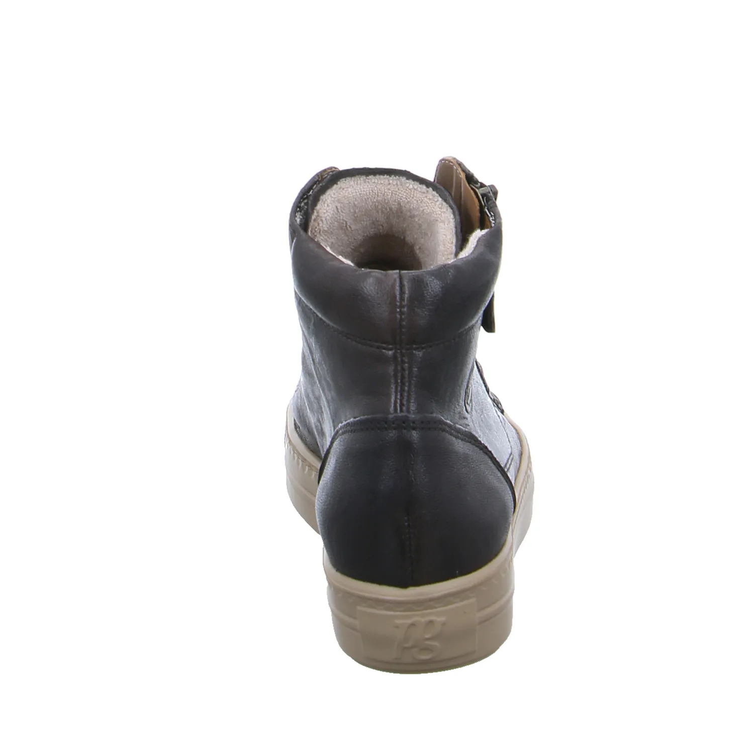 PAUL GREEN Mid Cut Sneaker Braun Leder