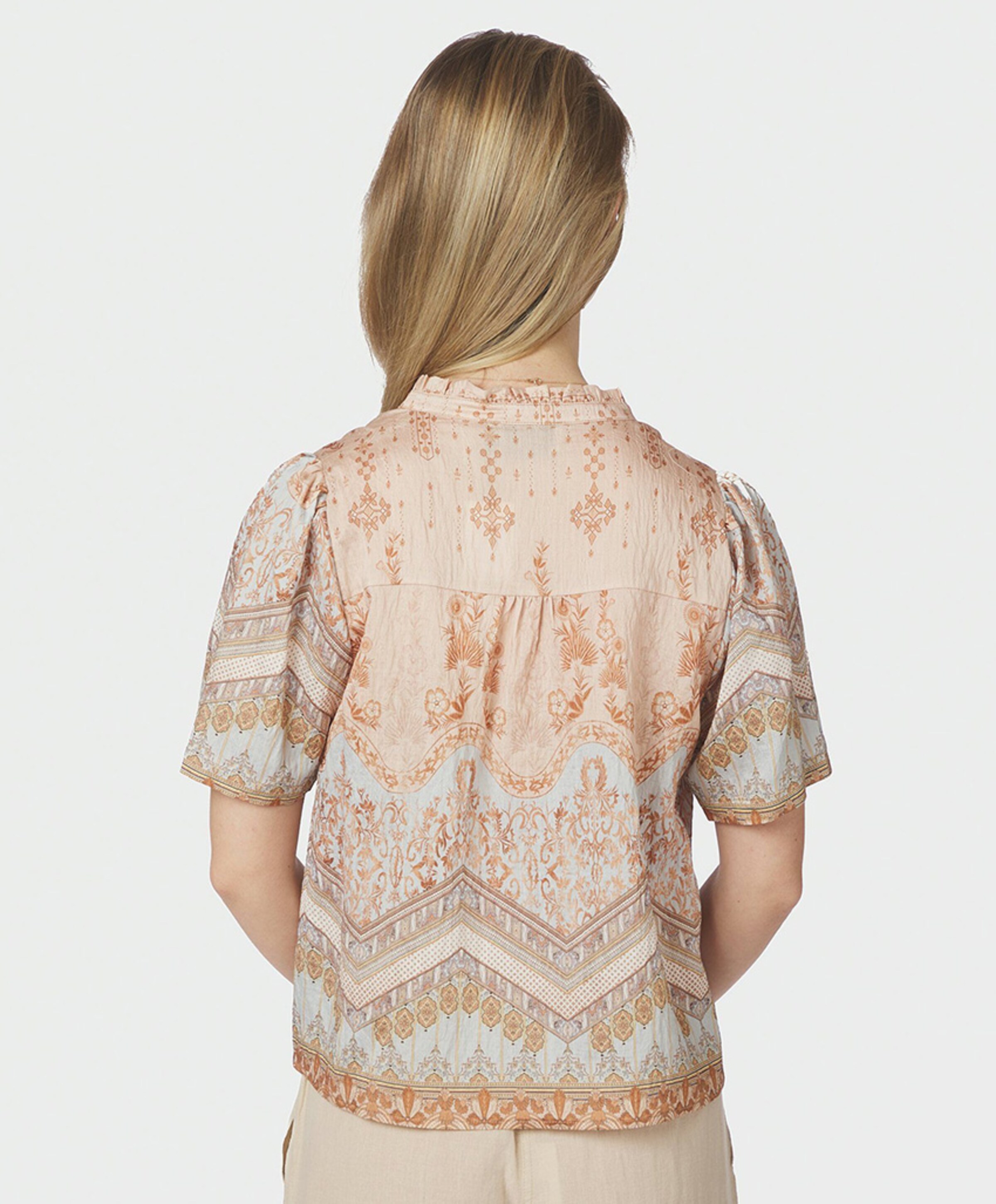 Neo Noir Dames blouse oranje