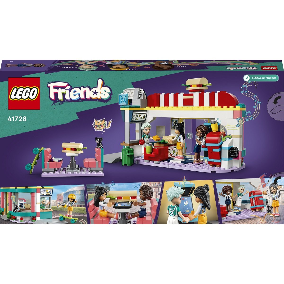 Le snack du centre-ville Lego Friends 41728