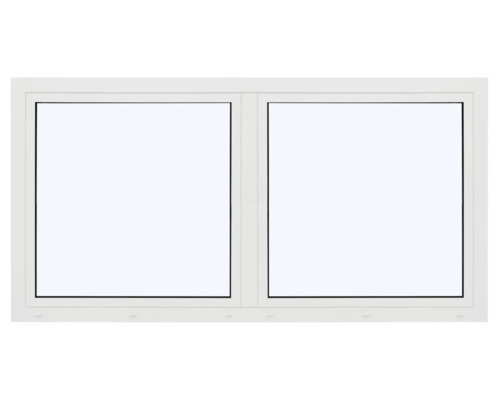 ARON Ternum aluminium raam RAL 9016 verkeerswit, 2-vleugelig (kiep-draai) met beweegbare tussenstijl, 1100x1000 mm, DIN links