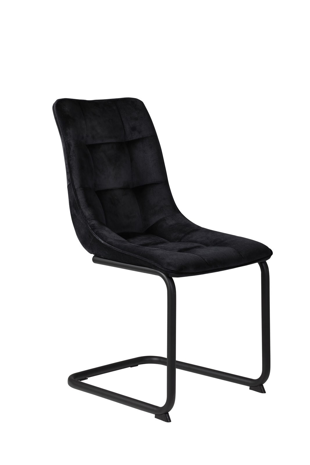 Stuhl Jenny 46x86x62 cm Samtvelour grau