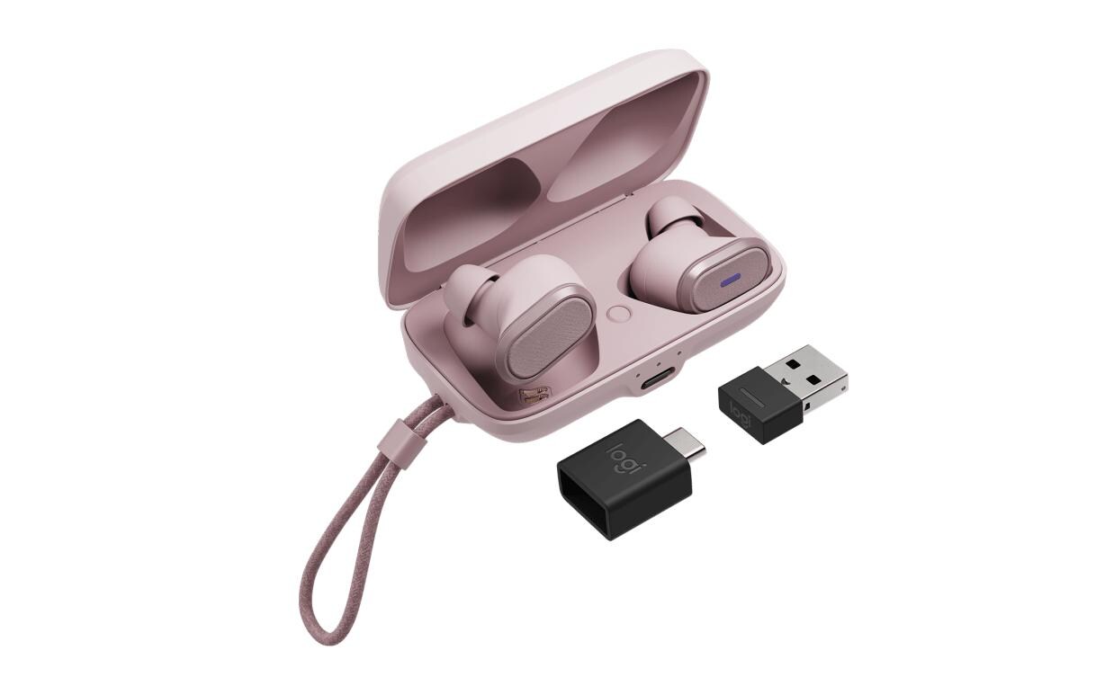 Headset Zone True Wireless Rosa<br>Bluetooth Earbuds in der Business-Version mit geräuschunterdrückendem Mikrofon