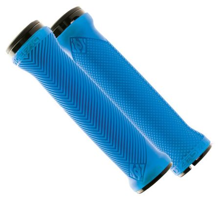 Paire de Grips Race Face LoveHandle Double Lock-On Bleu