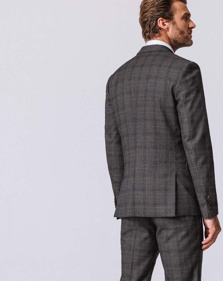 Veste prince de galles grise 