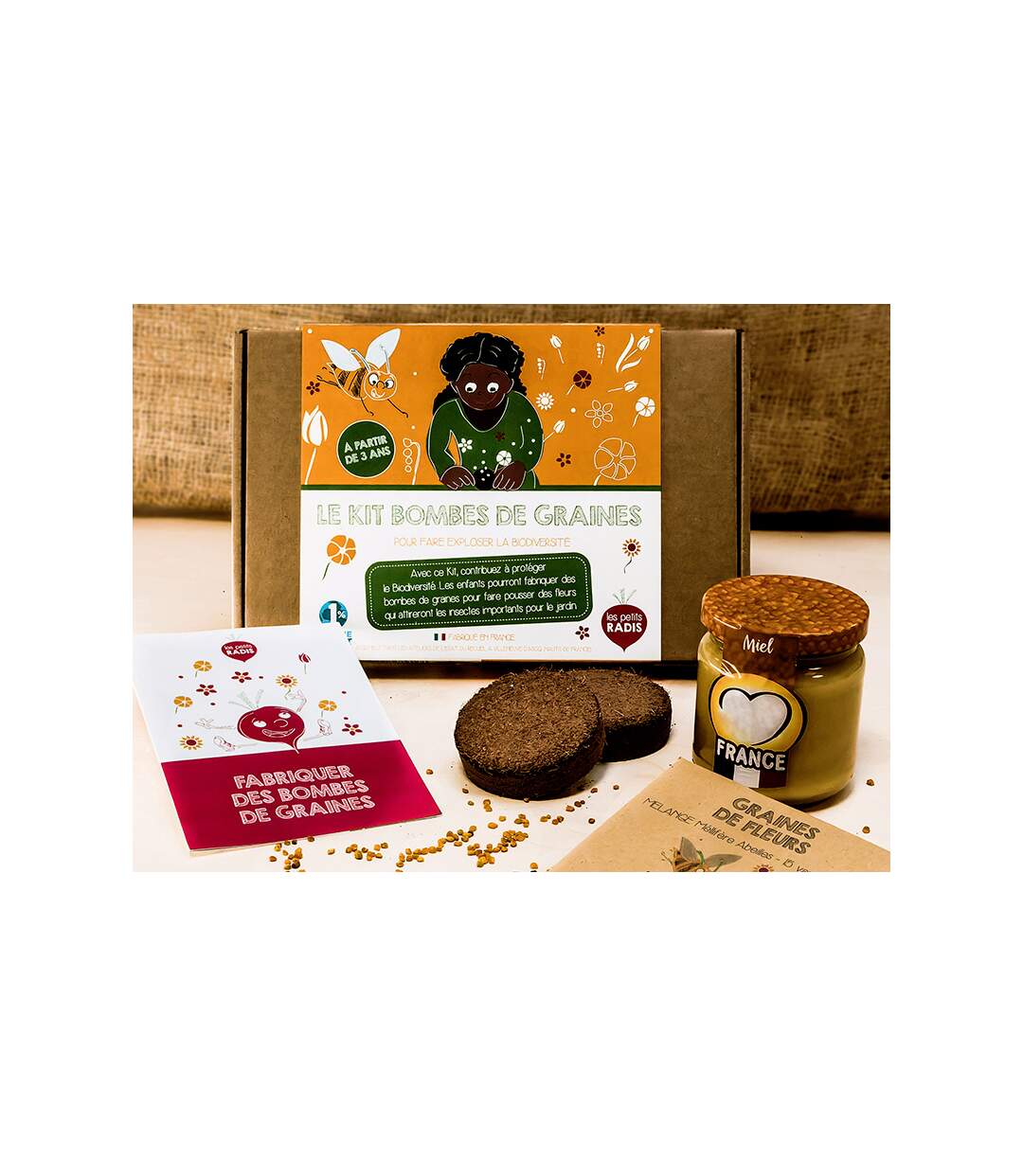 3 mois d'abonnement à une box jardinage pour enfant - SMARTBOX - Coffret Cadeau Sport & Aventure