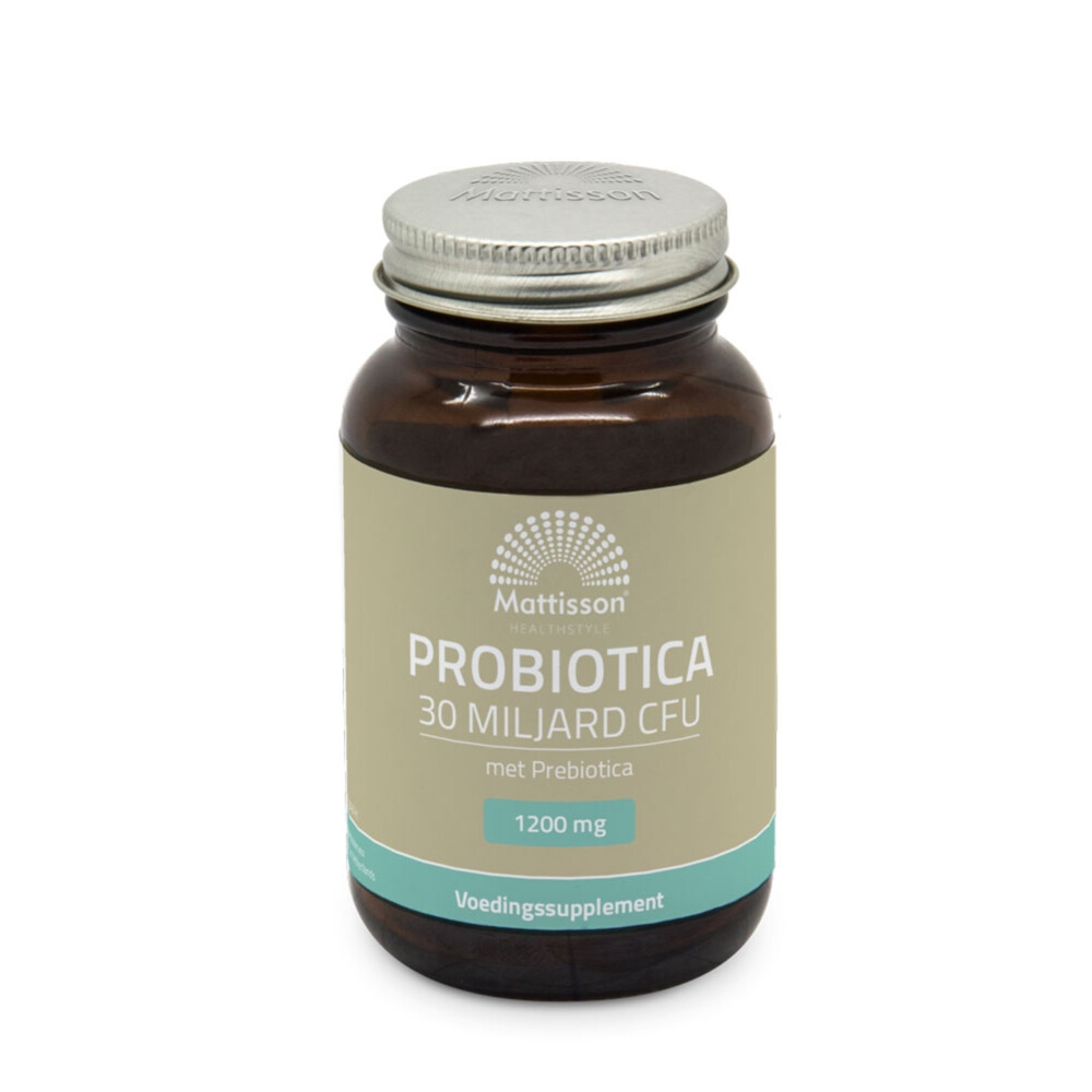 2x Mattisson Probiotica 30 Miljard CFU 1200mg60 vegacapsules