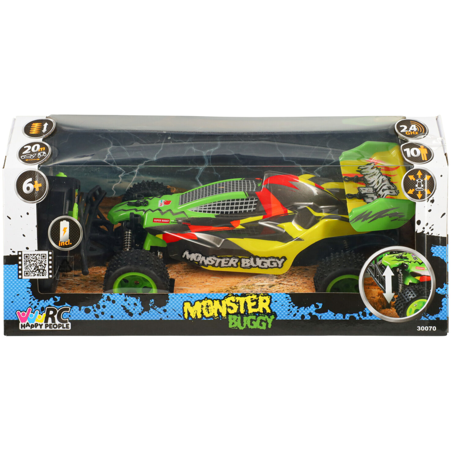 Happy People Fahrzeug RC MONSTER BUGGY