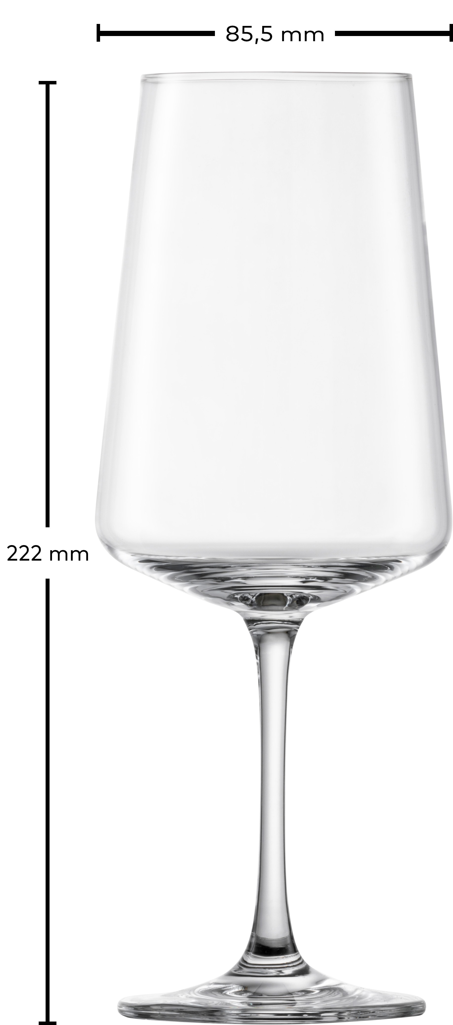 SCHOTT ZWIESEL Rotweinglas MIOVINO 4er Set 500 ml Kristallglas