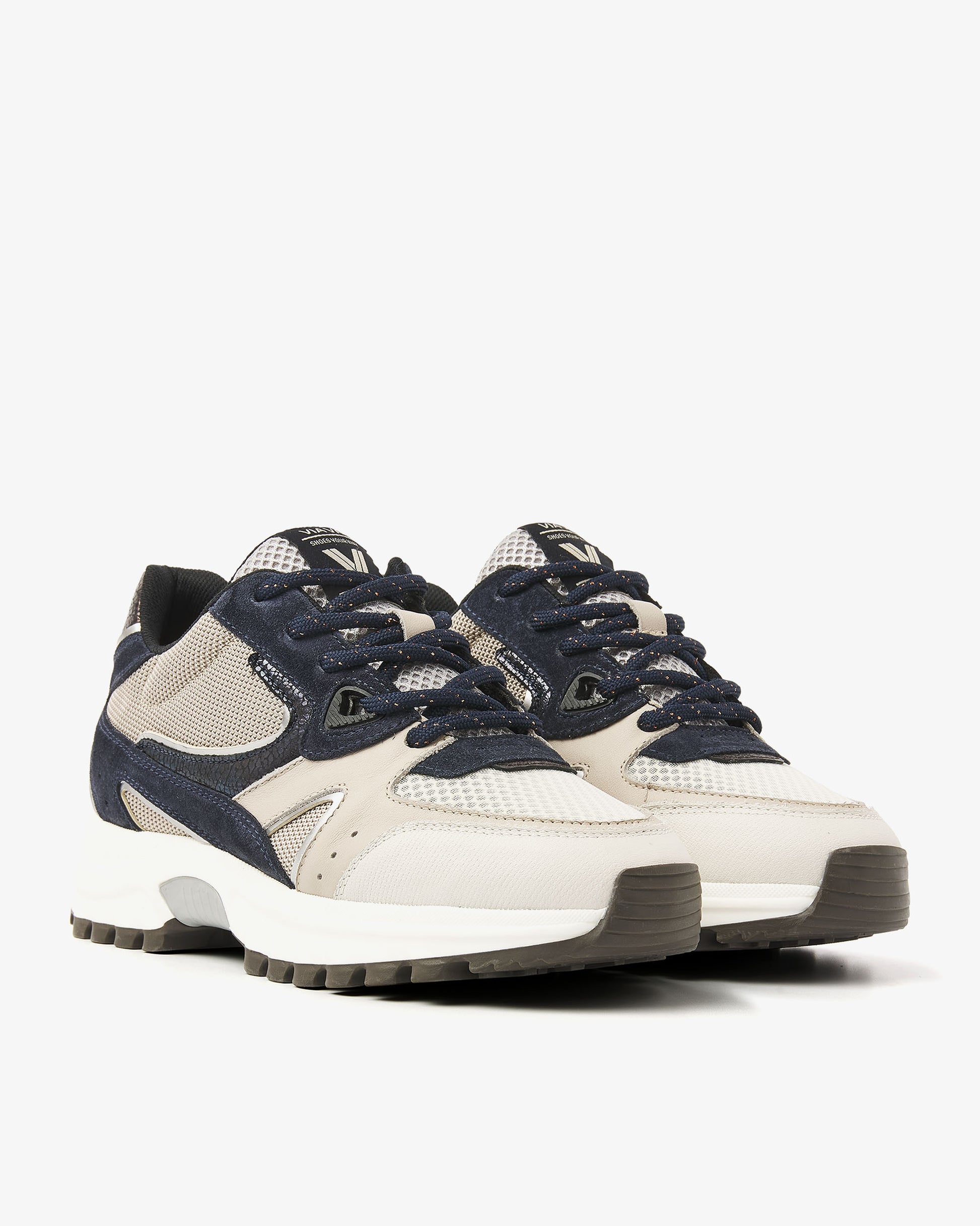 VIA VAI beige dames sneakers Danae Vicky
