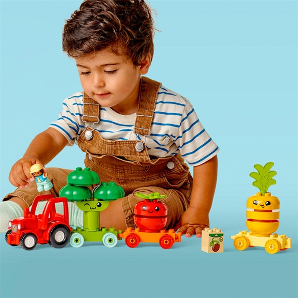 Køb LEGO® DUPLO® Traktor med Frugt og Grøntsager