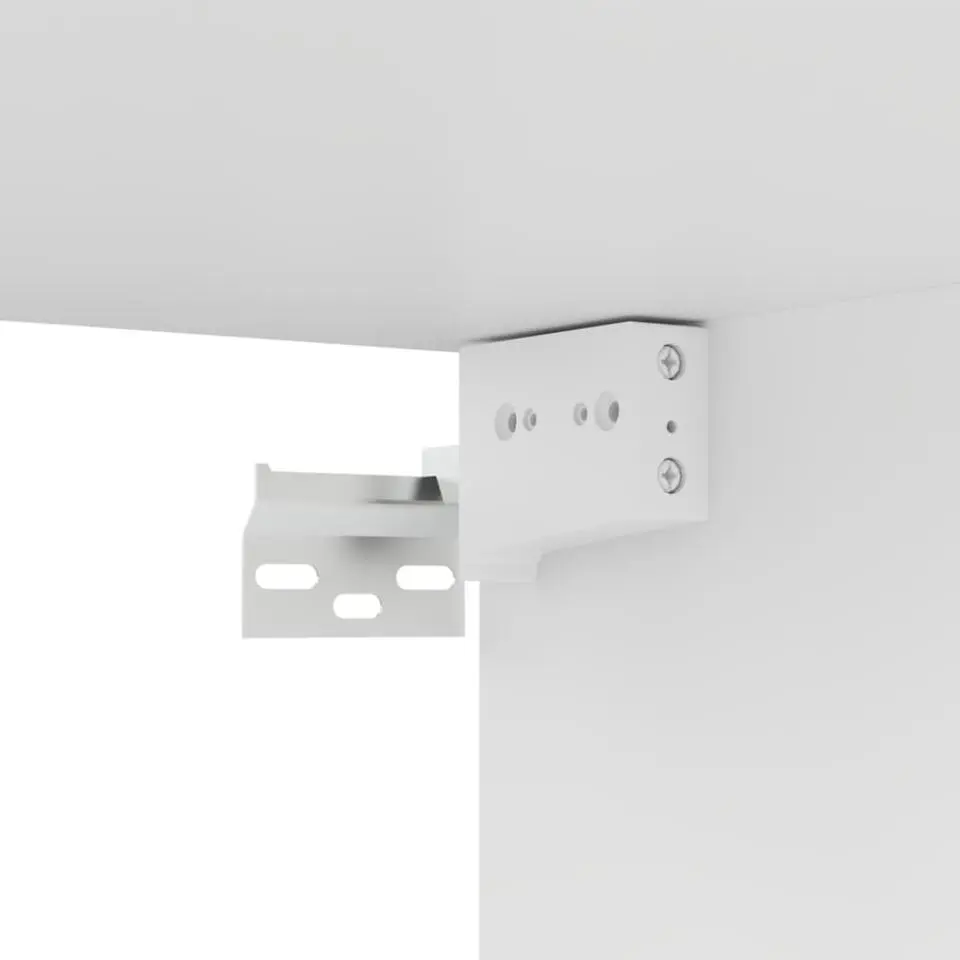 vidaXL - Tv-meubel - Wit - Bewerkt hout