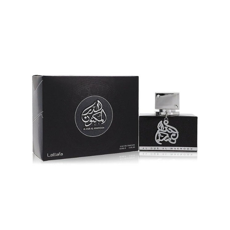 Lattafa Eau de Perfume für Damen und Herren Al Dur Al Maknoon Silver 100 ml