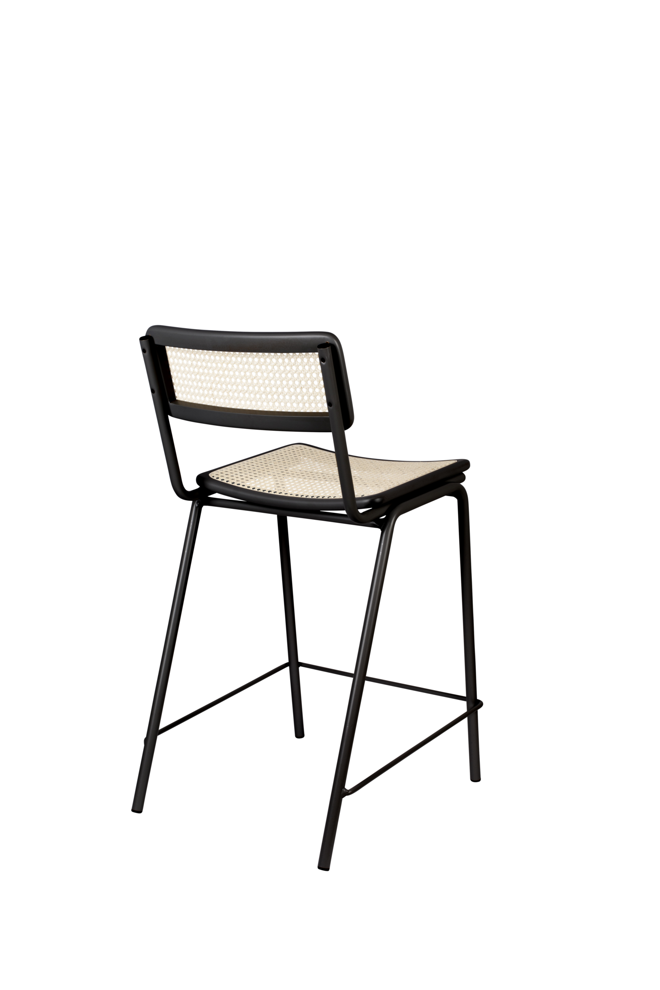 Zuiver Jort Barkruk 66,50 cm Zwart/Naturel