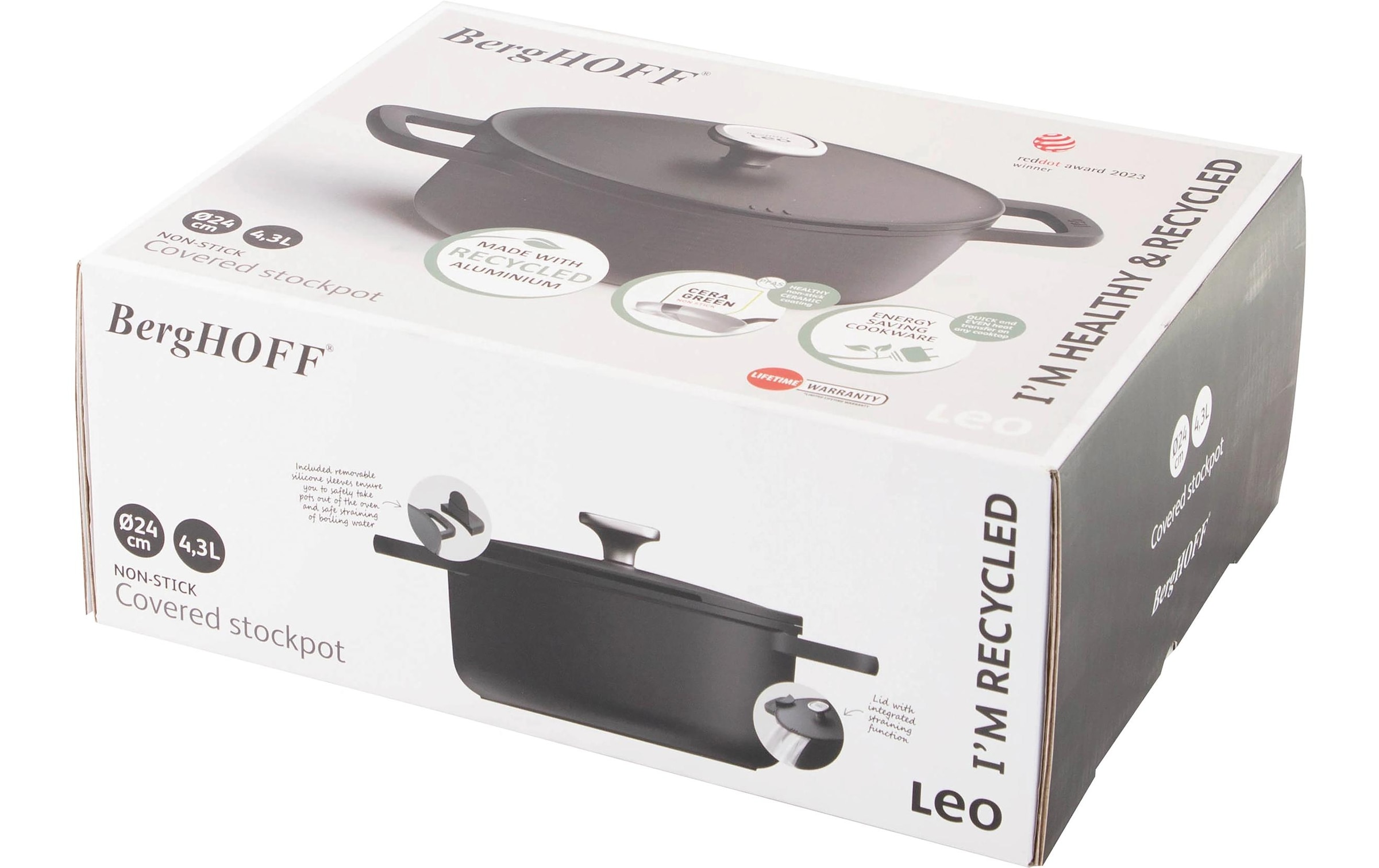 BergHOFF Kochtopf »Phantom 24 x 11 cm mit Deckel«