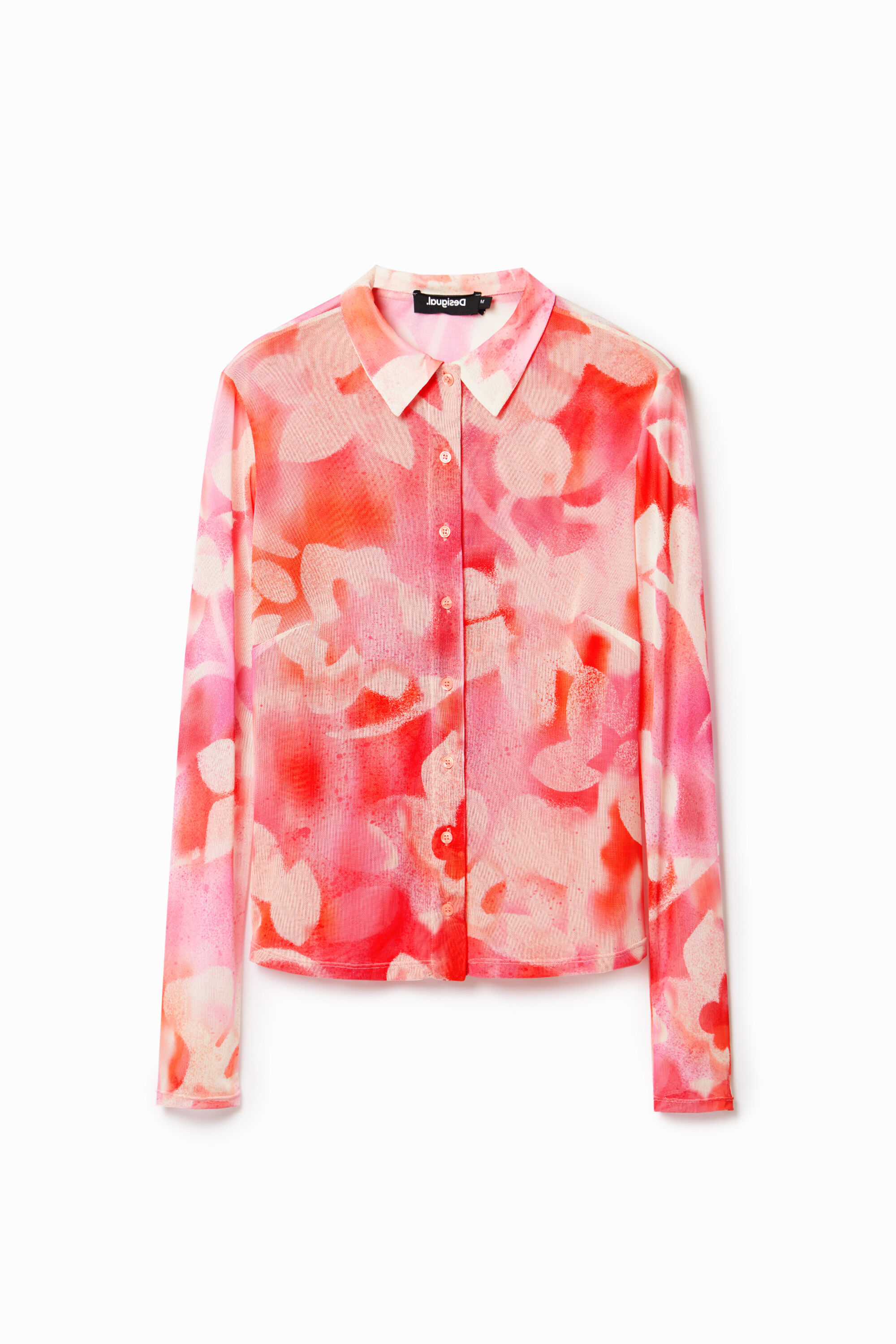 Chemise tulle fleur
