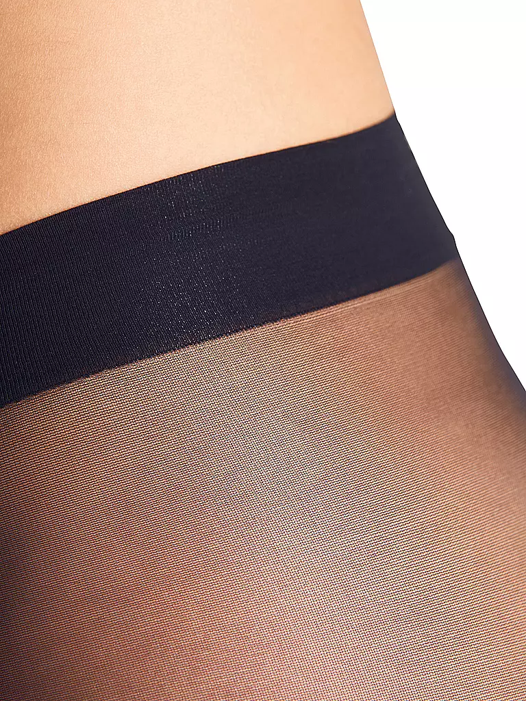 FALKE Strumpfhose SEIDENGLAT 15 DEN marine  blau
