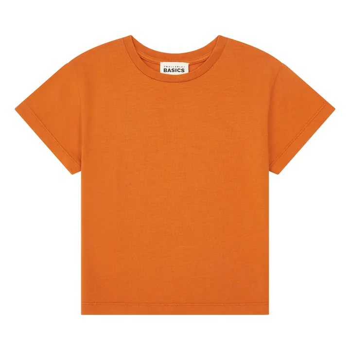 SMALLABLE BASICS T-Shirt Fille Coton Bio | Sienne