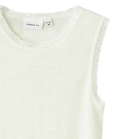 Name It Body u/æ - Wolle - NmfWang - Snow White m. Lochmuster