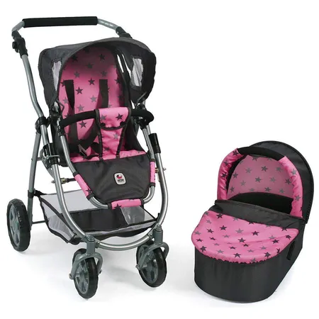Bayer Chic Komi 2in1 EMOTION Sternchen Grau