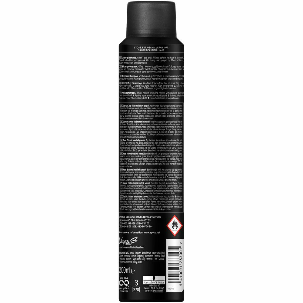 Syoss Anti-Grease Droogshampoo200 ml