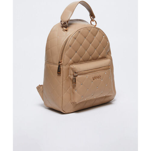 Liu Jo - Mochila acolchada con strass Marrón