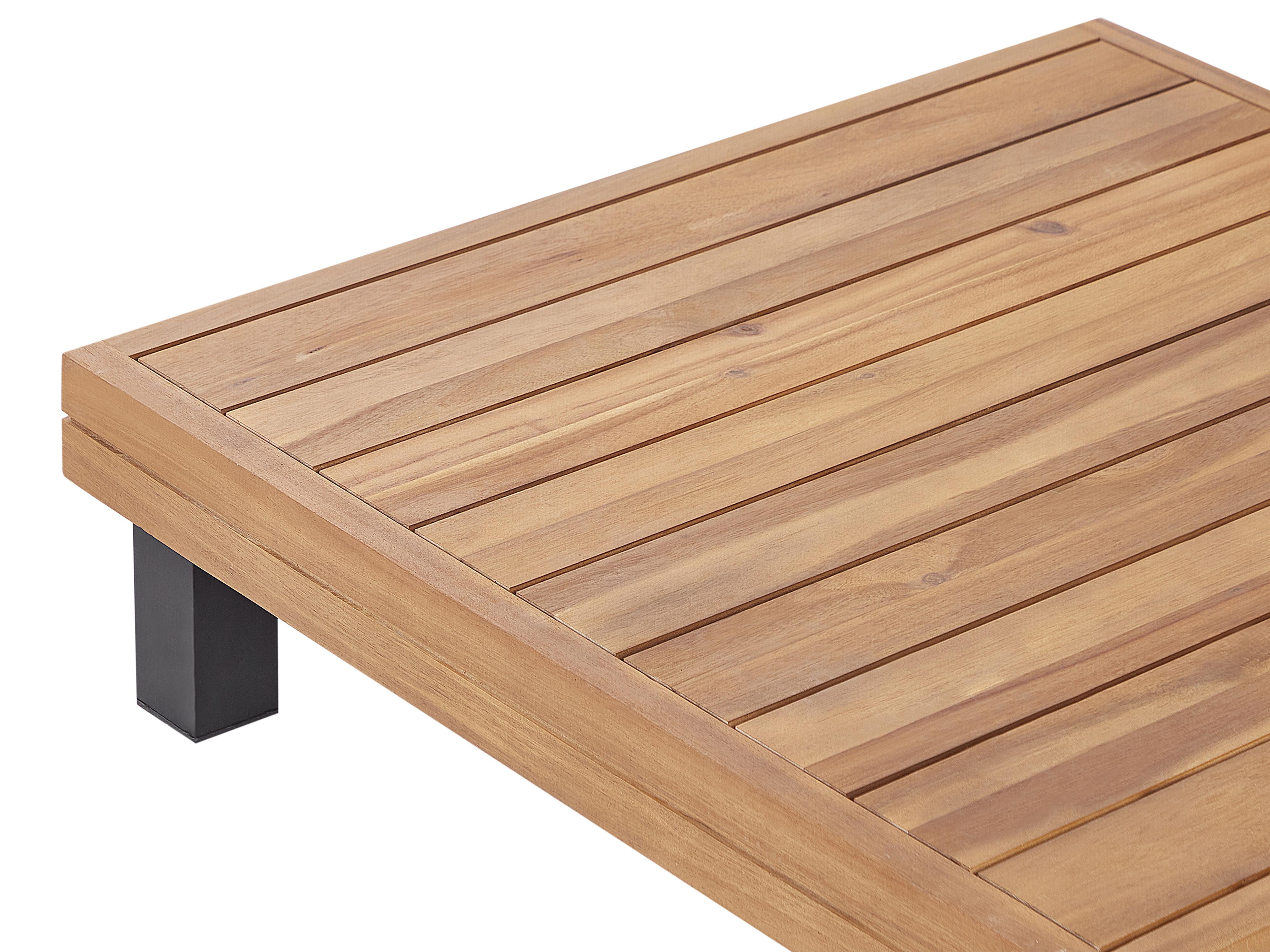 Tuin hoekloungeset met tafel 5-zits FRAZZANO modulair Gecertificeerd acaciahout Grijs