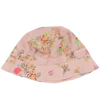 Christina Rohde B?llehat - Beige m. Blomster