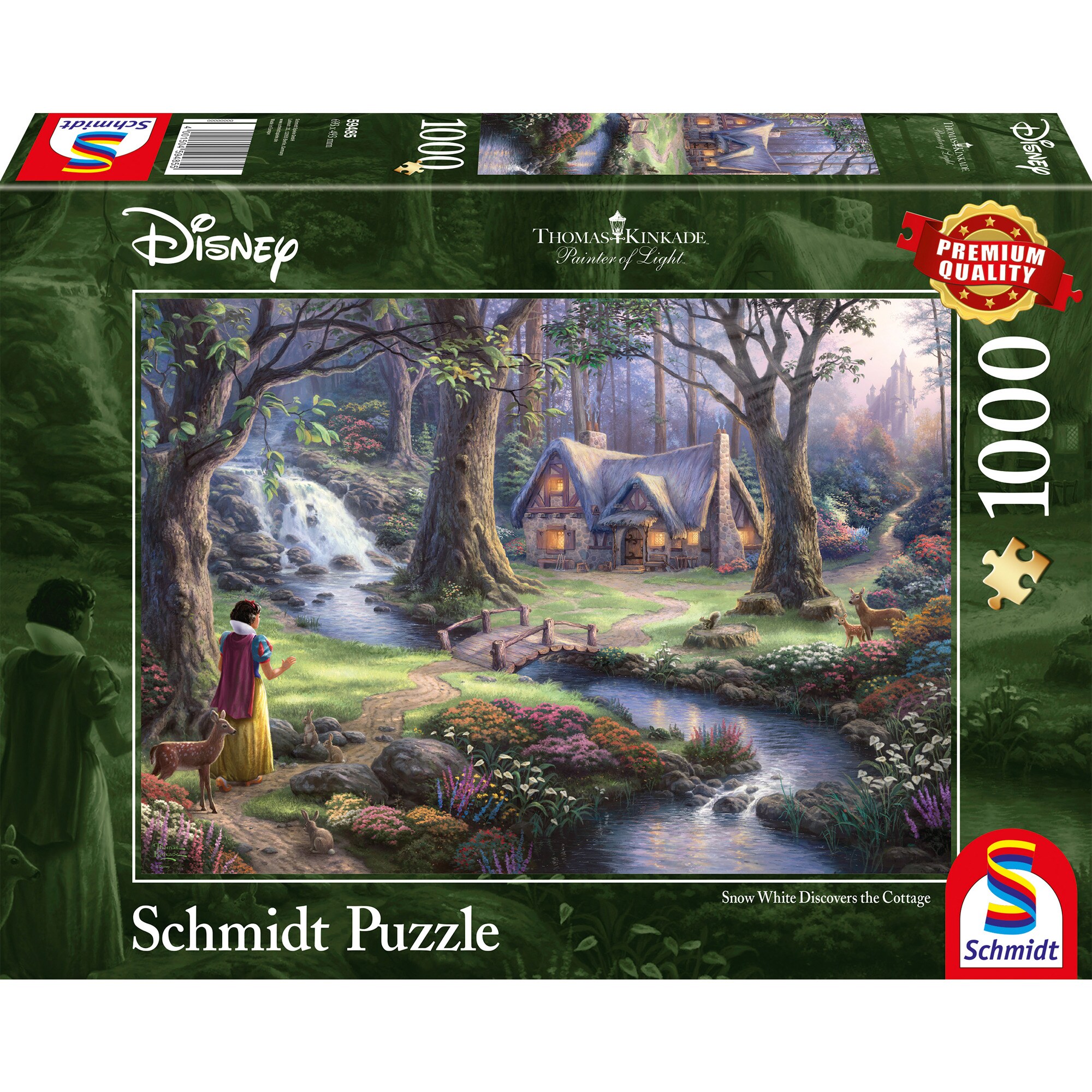 Schmidt Spiele Puzzle Puzzle Thomas Kinkade: Disney Schneewittchen