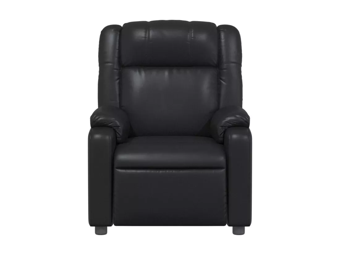 Fauteuil inclinable Noir Similicuir